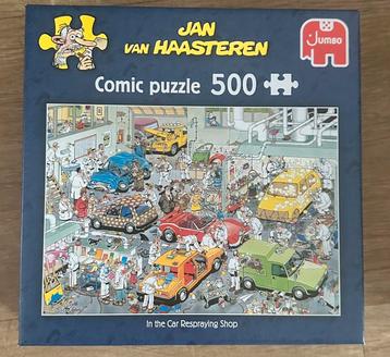 Jan van Haasteren 500 stukjes puzzel AUTOSPUITERIJ beschikbaar voor biedingen