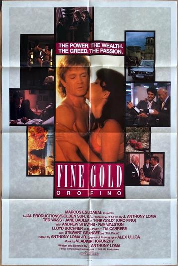 Oro Fino / Fine Gold  (1989) - Originele filmposter beschikbaar voor biedingen