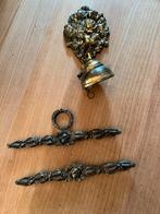 schellekoord beslag met bel, Antiek en Kunst, Antiek | Koper en Brons, Ophalen of Verzenden