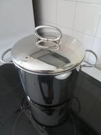 Soeppan / Stamppotpan  6/7 liter, Ophalen of Verzenden, Zo goed als nieuw, Rvs, Kookpan of Snelkookpan