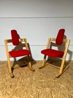 van 2x  stokke (varier) pendulum rood  nieuw staat, Huis en Inrichting, Stoelen, Blauw, Nieuw, Ophalen of Verzenden, Eén