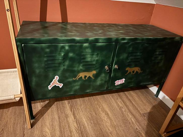 IKEA Locker Kast - Geschilderd, Huis en Inrichting, Kasten | Buffetkasten, Gebruikt, 100 tot 150 cm, 50 tot 100 cm, 25 tot 50 cm