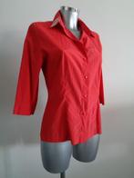 Nadine h. Getailleerde rode blouse, maat 36., Verzenden, Nadine H, Zo goed als nieuw, Maat 36 (S)