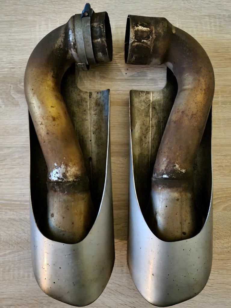 OEM Porsche Cayenne Einddemper Set, Ophalen, Gebruikt, Porsche
