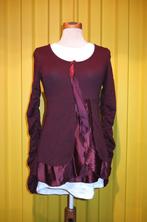 Watcher blouse / tuniek bordeaux rood / aubergine maat 36, Kleding | Dames, Paars, Ophalen of Verzenden, Zo goed als nieuw, Maat 36 (S)