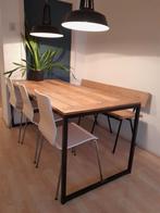 Mooie eettafel 6-8 persoons JB Wood Design, Huis en Inrichting, Tafels | Eettafels, Ophalen, 50 tot 100 cm, Zo goed als nieuw