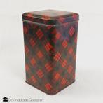 Antiek koffieblik met Schotse ruit, Verzamelen, Blikken, Ophalen of Verzenden, Zo goed als nieuw, Koffie, Overige merken