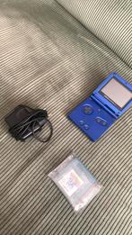 Gameboy advance sp met pokemon crystal, Spelcomputers en Games, Spelcomputers | Nintendo Game Boy, Ophalen of Verzenden, Zo goed als nieuw