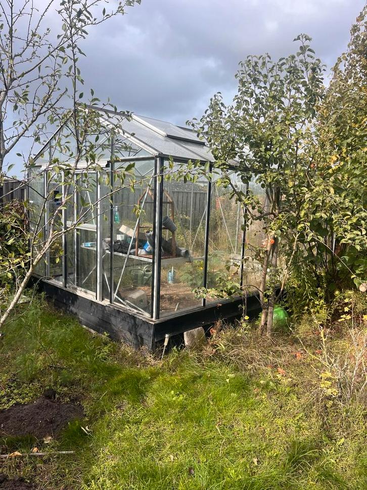 Kweekkas-tuinkas -hobbykas - Aluminium Frame, Glas, Tuin en Terras, Kassen, Gebruikt, Kweekkas, Aluminium, Glas, Ophalen