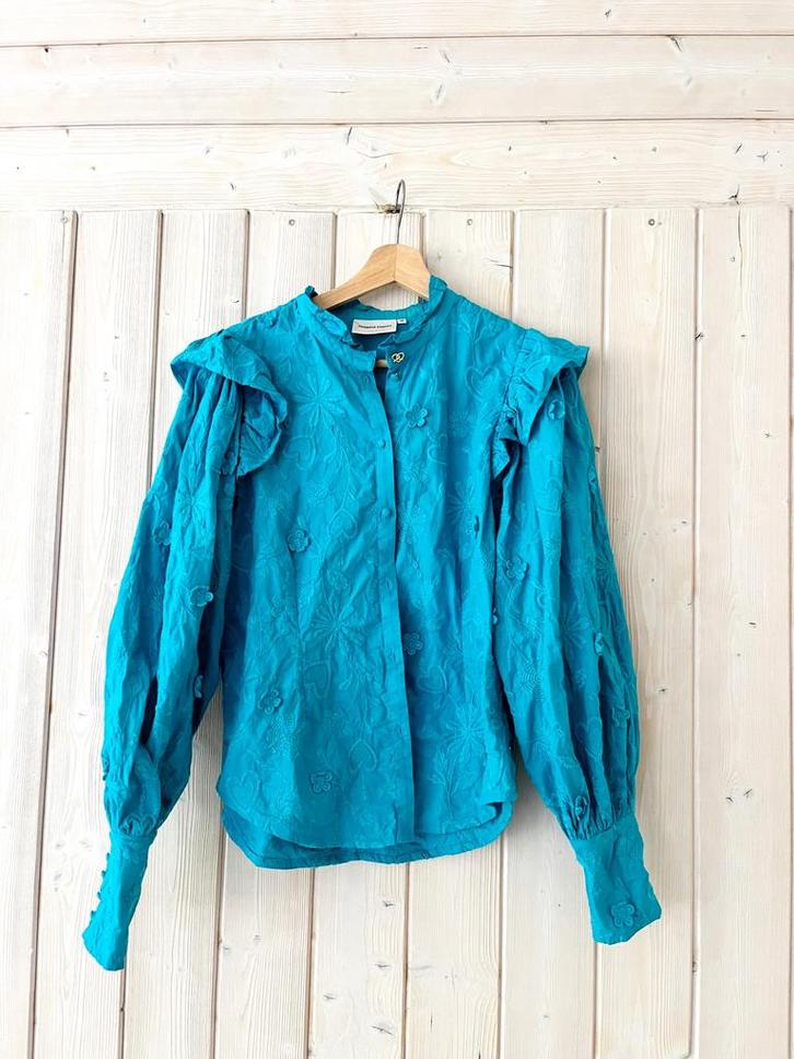 Fabienne Chapot maat M, Kleding | Dames, Blouses en Tunieken, Zo goed als nieuw, Maat 38/40 (M), Blauw, Ophalen of Verzenden