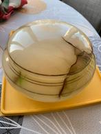 Art Deco Plafondlamp Jaren '30-'40, Ophalen of Verzenden, Gebruikt, Glas