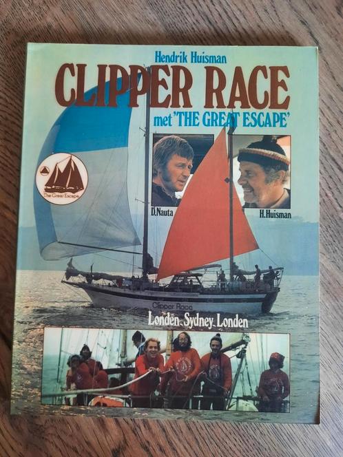 Clipper race - Hendrik Huisman, Boeken, Sportboeken, Gelezen, Watersport en Hengelsport, Ophalen of Verzenden