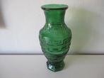 Empoli Italy persglas groen vaso di vetri glazen vaas vase, Antiek en Kunst, Ophalen of Verzenden