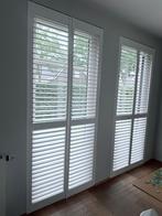 Verschillende afmetingen shutters, lindehout, RAL 9010, Ophalen, 100 tot 150 cm, Wit, Zo goed als nieuw