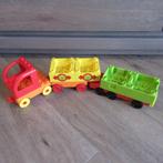 duplo auto met aanhanger, Duplo, Ophalen of Verzenden, Zo goed als nieuw