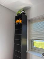 Zwarte Billy kast van IKEA met extra opzetstuk, Ophalen, Zo goed als nieuw, 25 tot 50 cm, 50 tot 100 cm