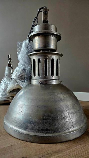Industriële Rofra Hanglamp (geborsteld staal 50cm) beschikbaar voor biedingen
