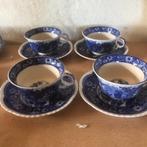 4 kop en schotels, Antiek en Kunst, Antiek | Servies los, Ophalen