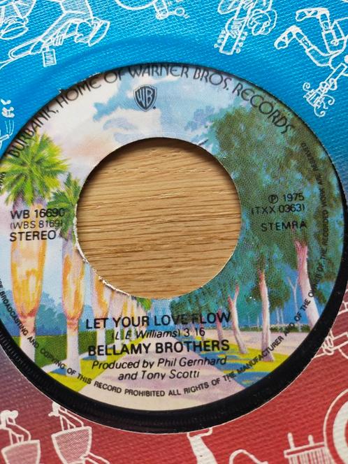 Bellamy Brothers , let your love flow, Cd's en Dvd's, Vinyl Singles, Zo goed als nieuw, Pop, Ophalen of Verzenden