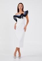NIEUW FEEST & GALA JURKEN, Kleding | Dames, Jurken, Maat 38/40 (M), Wit, Nieuw, Ophalen of Verzenden