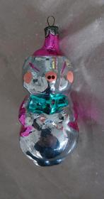 Vintage kerstbal biggetje, Diversen, Kerst, Ophalen of Verzenden