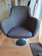 Grijze Draaistoel, Huis en Inrichting, Fauteuils, Minder dan 50 cm, Gebruikt, Minder dan 75 cm, Ophalen of Verzenden