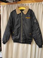 Mooi vliegeniers jack in maat L, Kleding | Heren, Jassen | Winter, Ophalen of Verzenden, Zo goed als nieuw, Maat 52/54 (L), Zwart