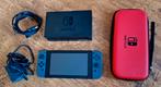 Nintendo Switch V2, Ophalen of Verzenden, Zo goed als nieuw, Met 2 controllers, Switch 2019 Upgrade