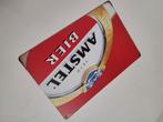 Amstel bier logo reclamebord van metaal wandbord deco, Ophalen of Verzenden, Nieuw, Reclamebord, Plaat of Schild, Overige merken