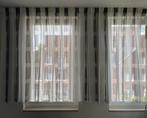 Gordijen / vitrage in-between, licht grijs/antraciet/taupe, Ophalen