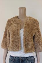 Forever 21 beige kort nepbontjasje maat S, ., Beige, Ophalen of Verzenden, Zo goed als nieuw