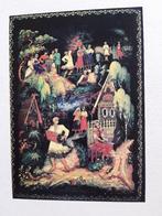 Lacquer Miniatures from Palekh Palech, Nieuw, Ophalen of Verzenden, Schilder- en Tekenkunst, Maria Nekrasova