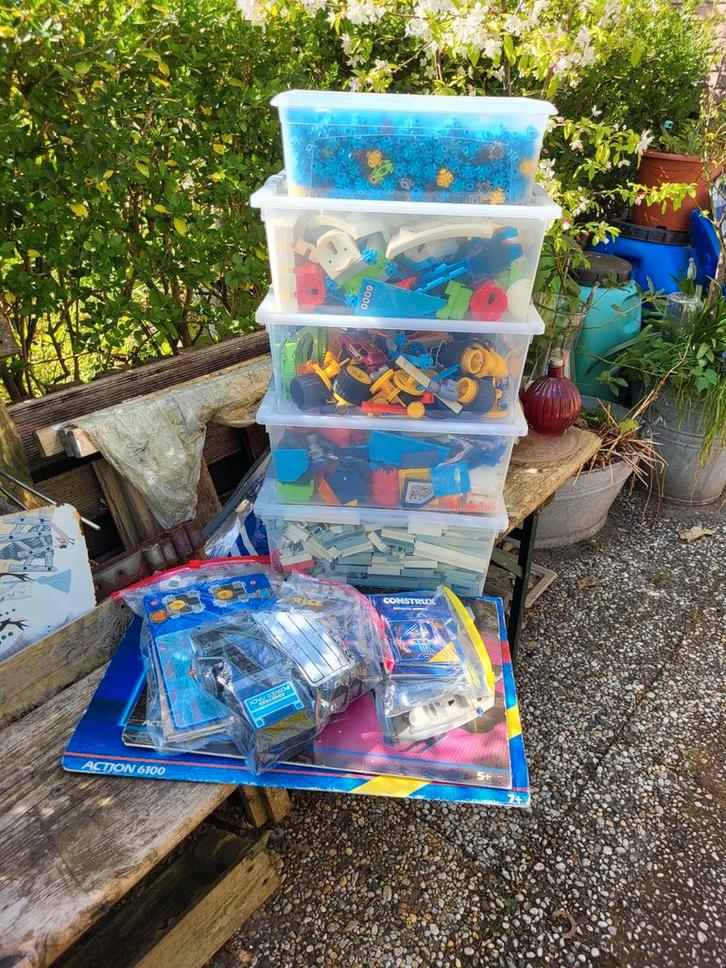 Voorhout - Grote Verhuisdoos tot de nok gevuld met Construx, Kinderen en Baby's, Speelgoed | Educatief en Creatief, Ophalen of Verzenden