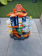 Hotwheels city T-rex Garage, Ophalen, Zo goed als nieuw, Handmatig, Hot Wheels