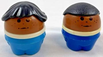 Little Tikes Toddle Tots Schoolbus 2 figuren Vintage 1988 beschikbaar voor biedingen