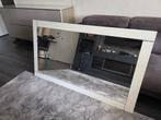 Spiegel hoogglans wit 145 x 85 cm, Ophalen, Zo goed als nieuw, Rechthoekig
