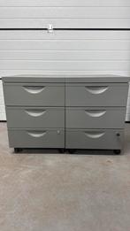 Stalen Ladekasten Met Wieltjes - Zeer Nette Staat -, Huis en Inrichting, Kasten | Ladekasten, Ophalen, Gebruikt, 50 tot 100 cm