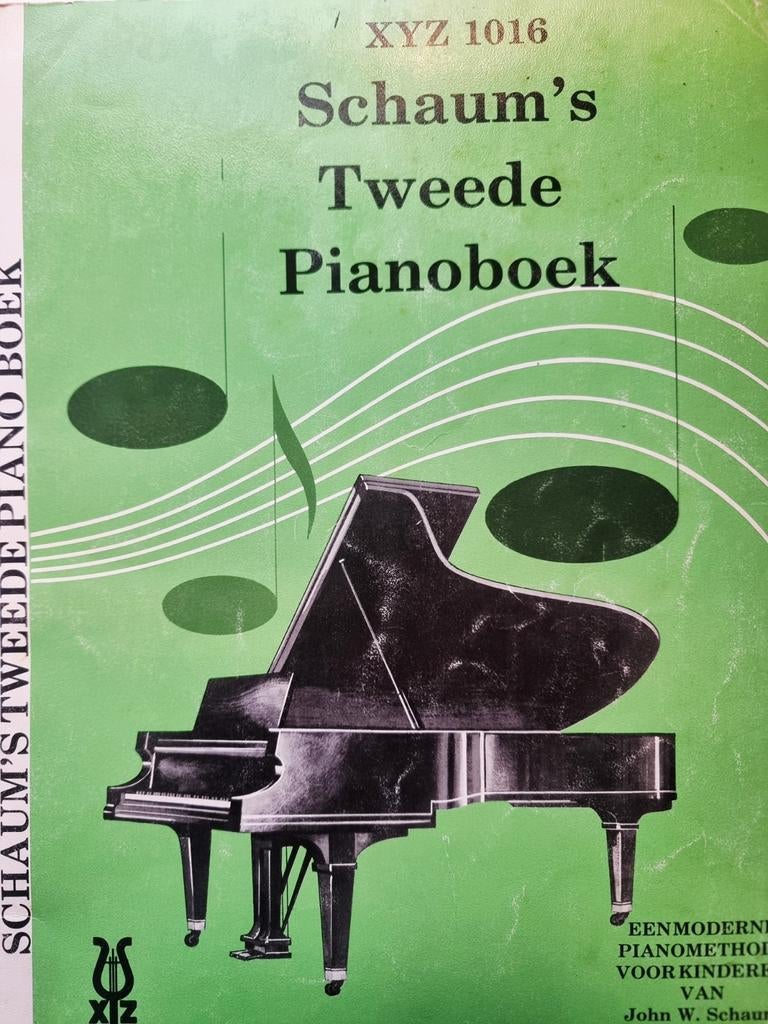 Schaum's Tweede Pianoboek - Klassieker!, Gebruikt, Les of Cursus, Ophalen of Verzenden, Piano