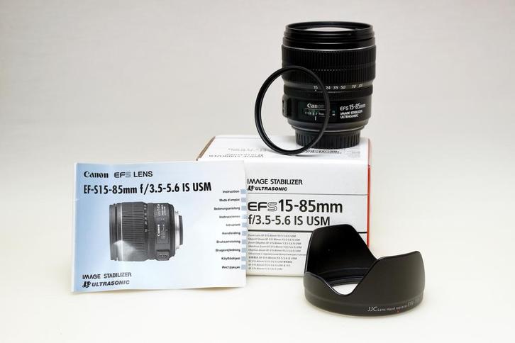 Canon EF-S 15-85mm, Audio, Tv en Foto, Fotografie | Lenzen en Objectieven, Zo goed als nieuw, Telelens, Zoom, Ophalen of Verzenden