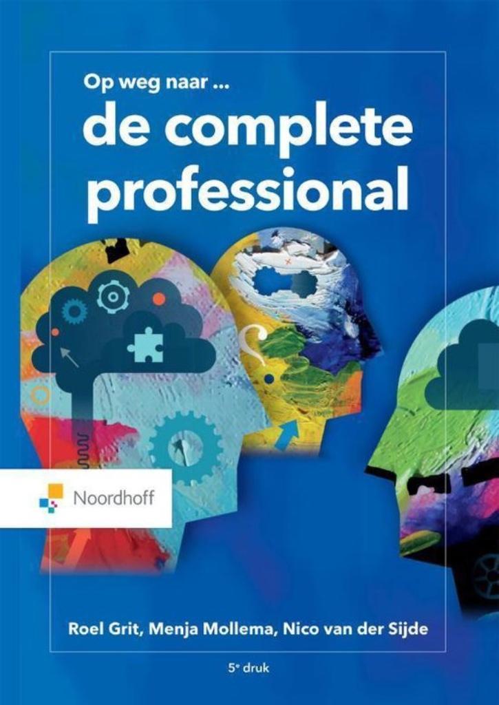Op weg naar... De complete professional 5e druk, Boeken, Studieboeken en Cursussen, Zo goed als nieuw, HBO, Beta, Verzenden