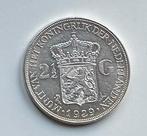 2½ Gulden Wilhelmina 1929, Postzegels en Munten, Munten | Nederland, Zilver, Ophalen of Verzenden, Koningin Wilhelmina, Losse munt