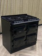 Prachtig Fornuis AGA Six Four Zwart 4 Ovens!, Witgoed en Apparatuur, Fornuizen, Ophalen of Verzenden, Grill, Gas, 5 kookzones of meer