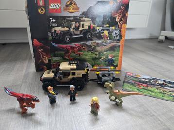 Lego Jurassic World 76951 - Pyroraptor Transport beschikbaar voor biedingen