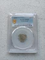 Schaarse 10 Cent 1895 PCGS MS62, Zilver, Ophalen of Verzenden, 10 cent, Koningin Wilhelmina
