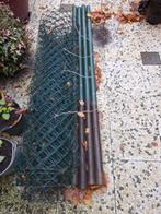 Gaashekwerk met palen, Tuin en Terras, Tuinhekken en Hekwerk, Ophalen, Gebruikt, IJzer, Gaashekwerk