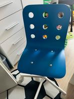 Verstelbare ikea bureaustoel, Huis en Inrichting, Bureaustoelen, Ophalen, Gebruikt, Blauw
