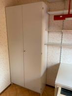 Degelijke witte kast met verstelbare indeling planken, Huis en Inrichting, Ophalen, Gebruikt, 200 cm of meer, Minder dan 150 cm