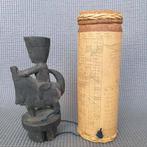 Vintage Batak, medicijn koker, bamboe, Sumatra, Indonesië, Antiek en Kunst, Ophalen of Verzenden