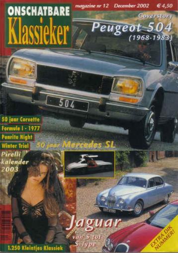 OK 12 2002 : Peugeot 504 - Fiberfab FT Bonito - Porsche 356 beschikbaar voor biedingen