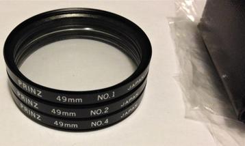 Close-up set +1,+2 en + 4 / 49mm beschikbaar voor biedingen